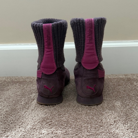 Puma Women's Purple and Pink Sneakers - Picture 4 of 5